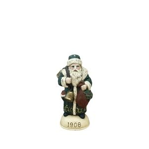Walnut Ridge Primitives 1908 Santa‎ With Bag Christmas Signed 1991  5"X2"
